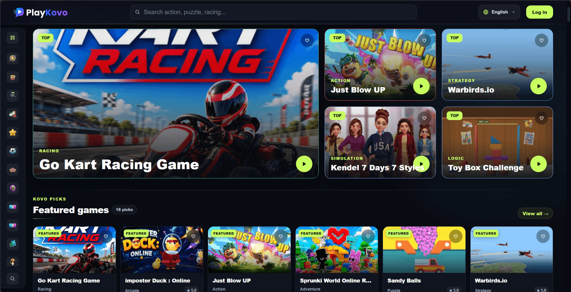 PlayKovo: The Free Browser Games Platform You Can Play Instantly (No Download, No Sign-Up)