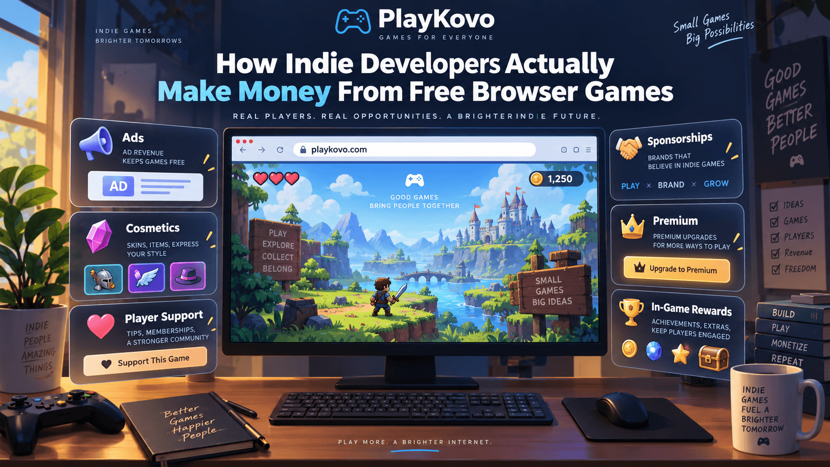 How Indie Developers Actually Make Money From Free Browser Games