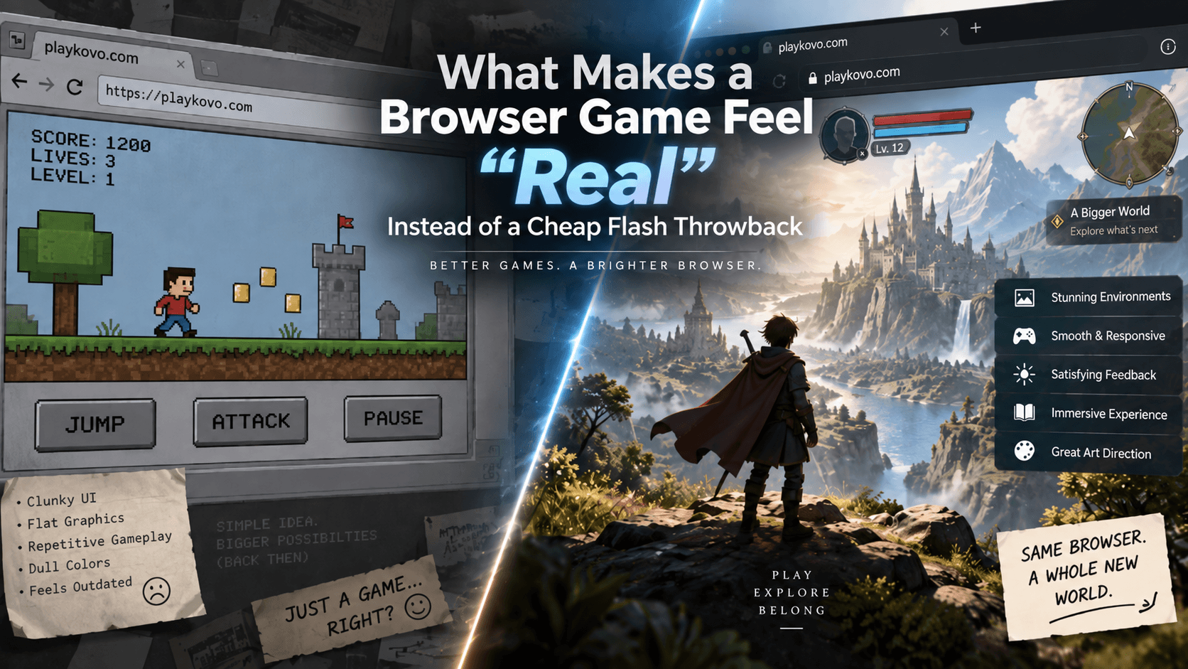 What Makes a Browser Game Feel "Real" Instead of a Cheap Flash Throwback