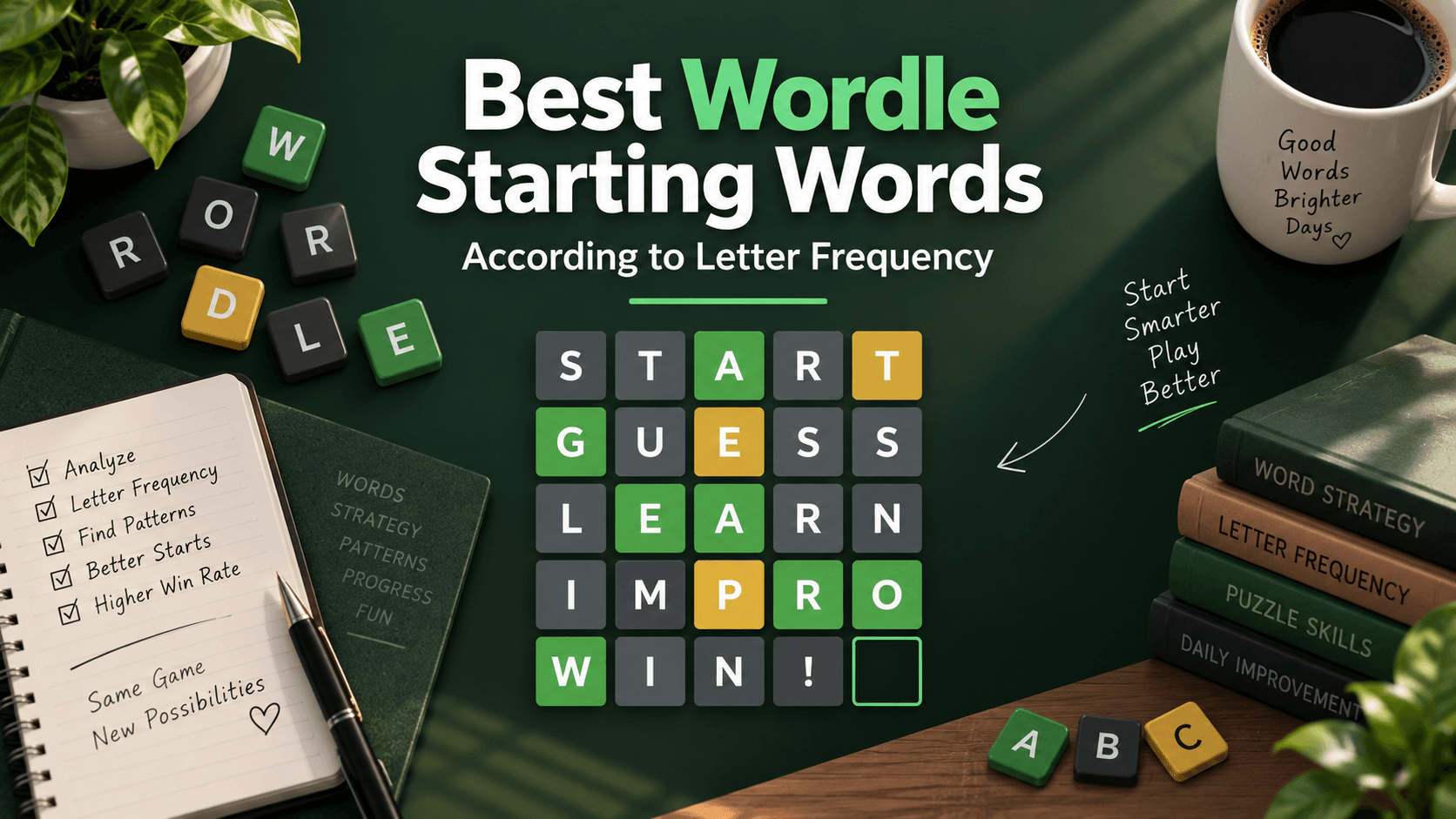 Best Wordle Starting Words, According to Letter Frequency