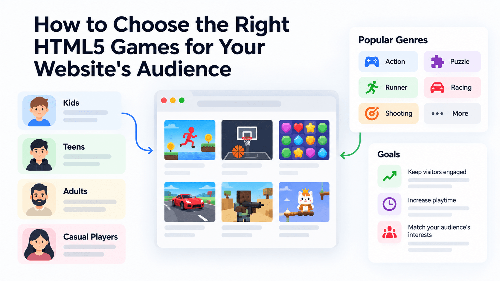 How to Choose the Right HTML5 Games for Your Website's Audience