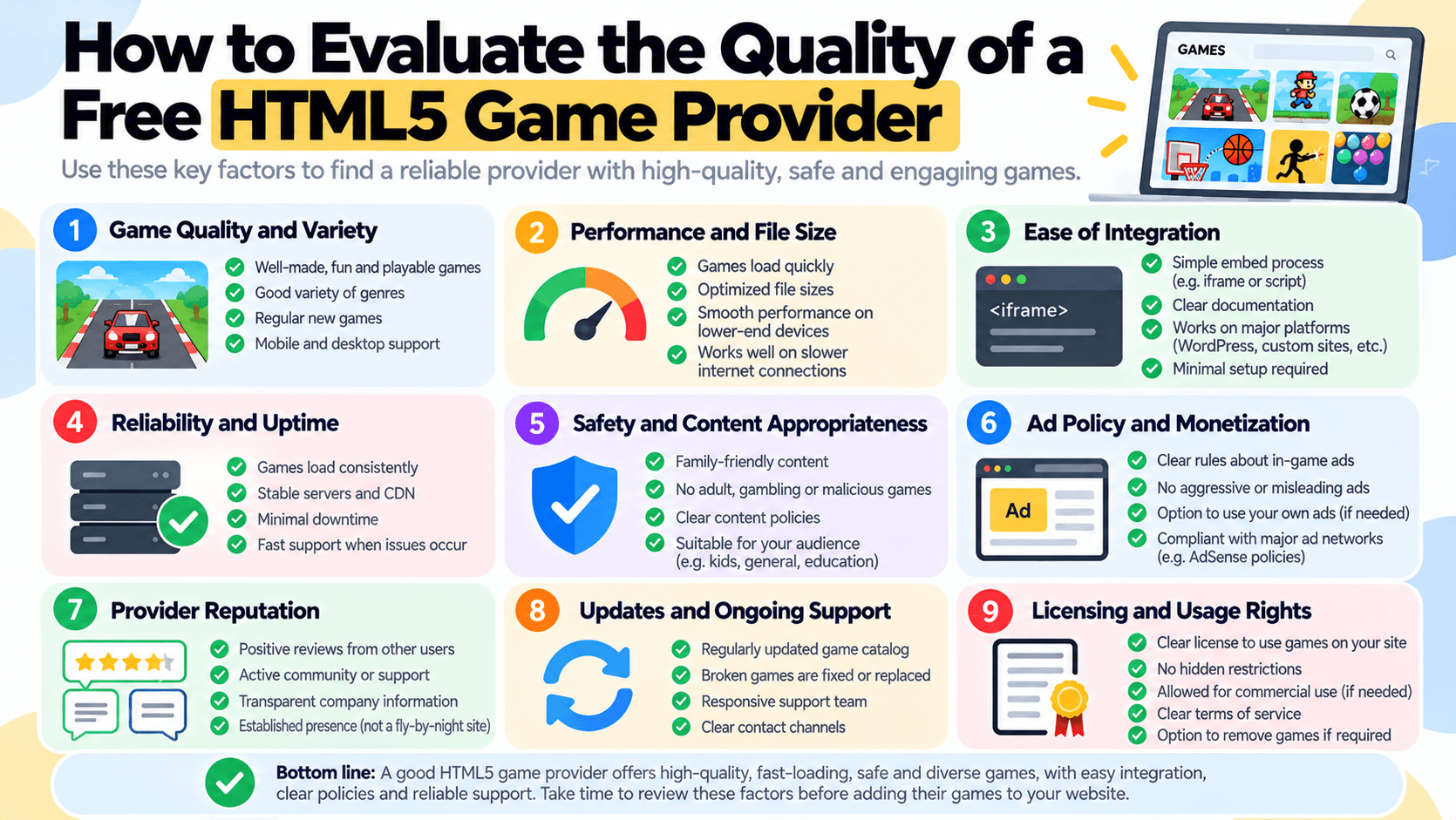 How to Evaluate the Quality of a Free HTML5 Game Provider